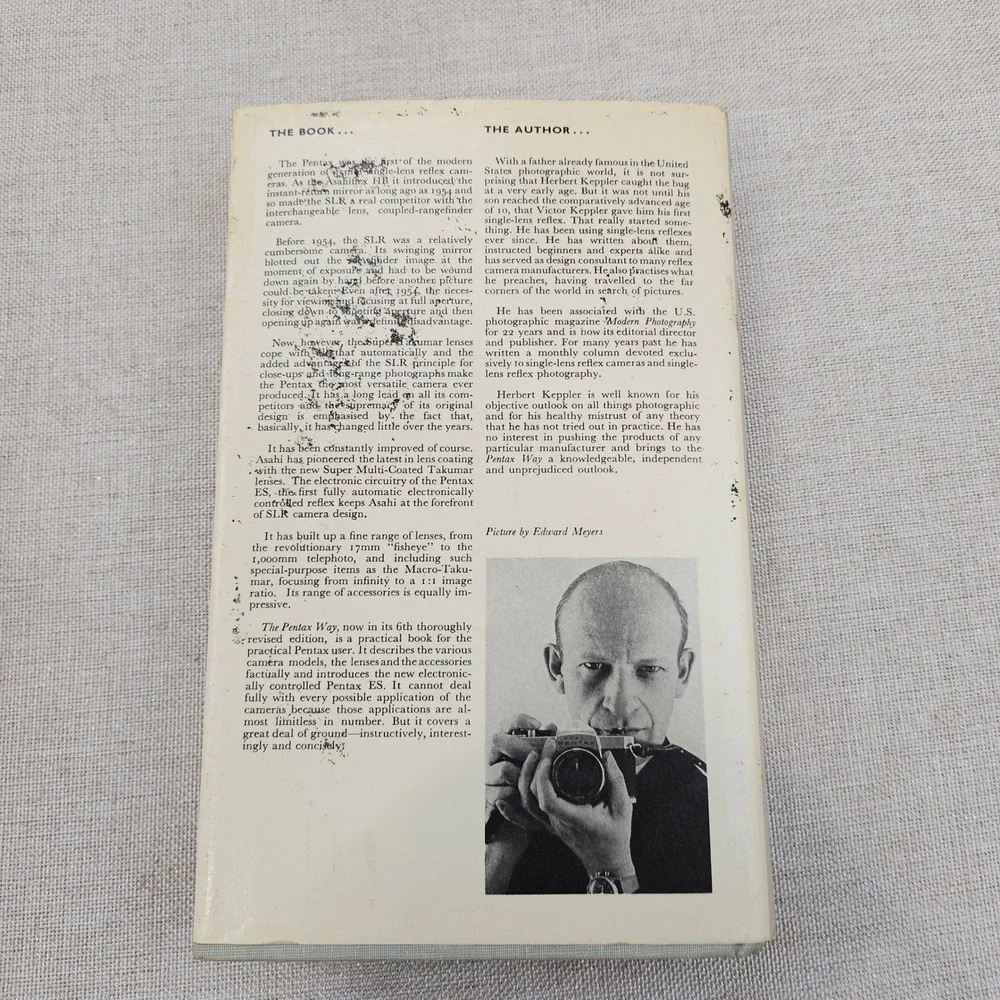 2- The‎ Pentax Way Photography Books by Herbert Keppler Honeywell 1967 & 1973
